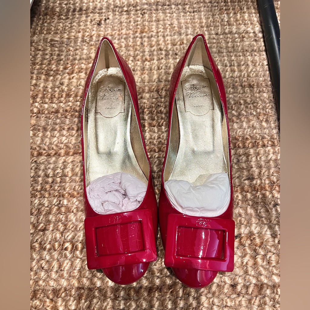 Roger Vivier Belle De Nuit T.35 Rub.Sole N Heels